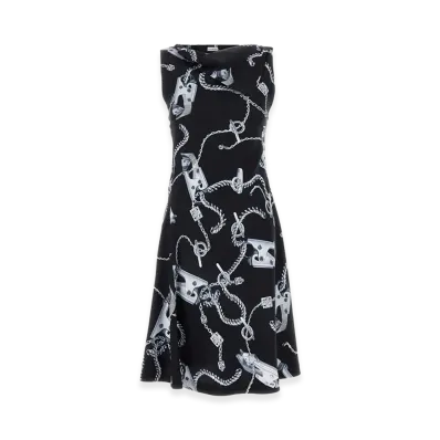 Burberry Women's Printed Viscose Dress "Black"