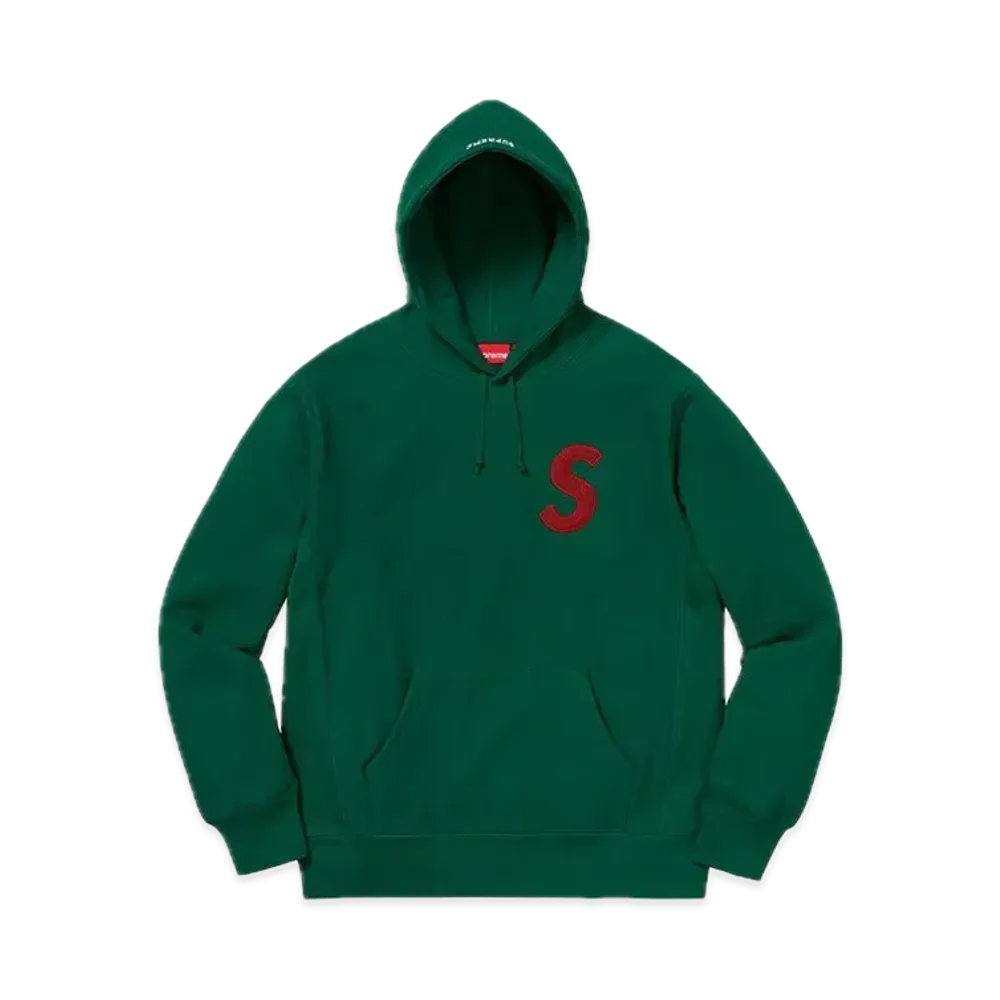 Supreme S Logo Hooded Sweatshirt "Dark Green" (18FW)