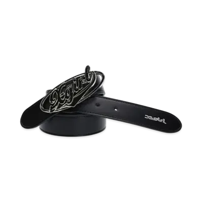 X-Girl Oval Logo Buckle Belt "Black"