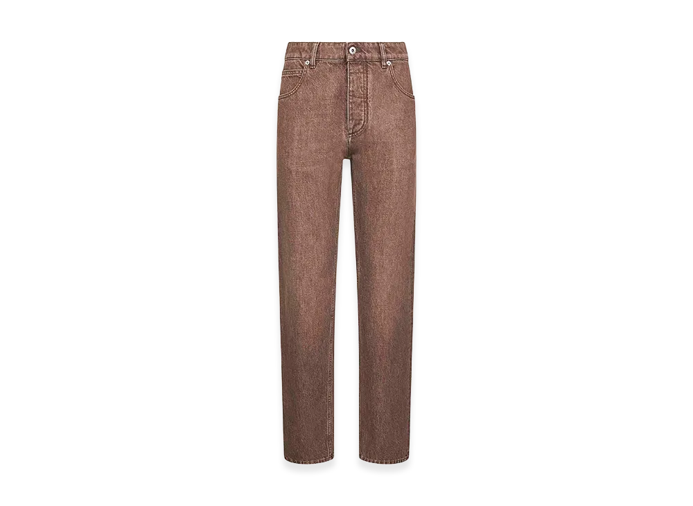 Bottega Veneta Women's Mud Denim Jeans "Brown"