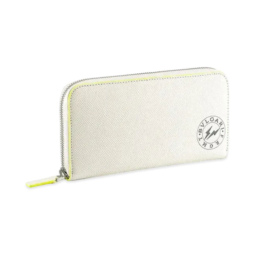 FRAGMENT x BVLGARI Zip Wallet "White"