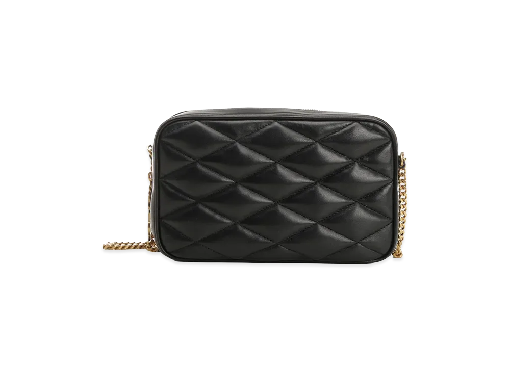 Saint Laurent Women's Quilted Leather Camera Bag "Black"
