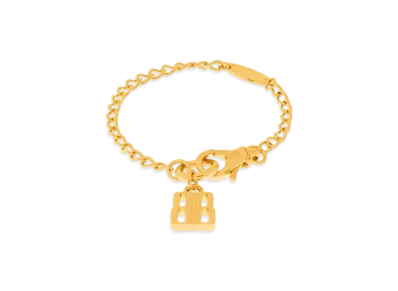 BALENCIAGA Nano Thin Bracelet "Gold"