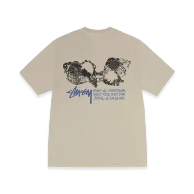Stussy Shells Tee Pigment Dyed "Khaki"