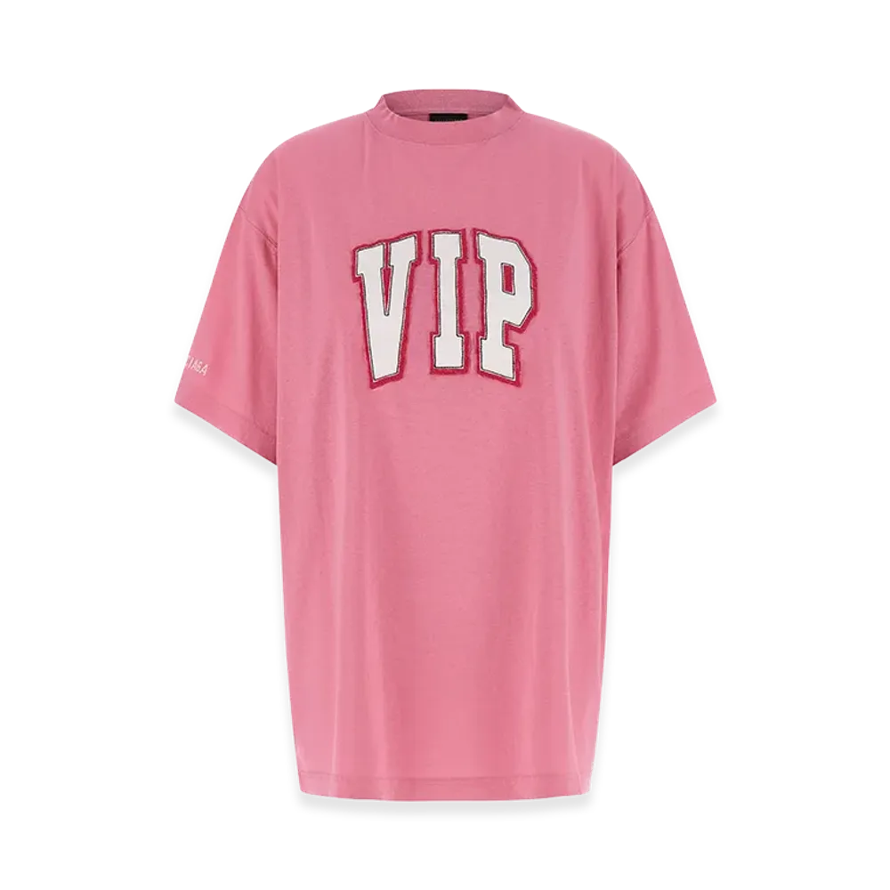 BALENCIAGA Women's 'Vip Team' T-Shirt "Pink"