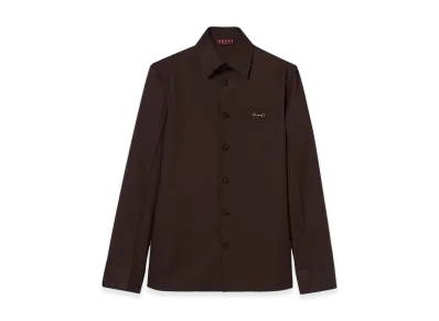 GUCCI Horsebit Shirt "Brown"