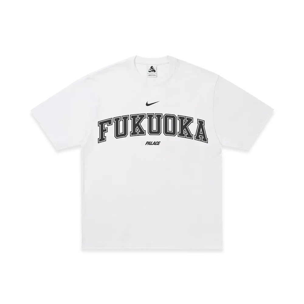 PALACE x Nike Shop T Shirt Fukuoka "White"