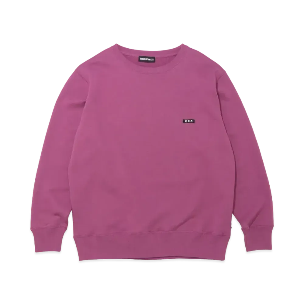 GOD SELECTION XXX Crew Neck Sweat Shirt GX-S22-CS-01 "Purple"