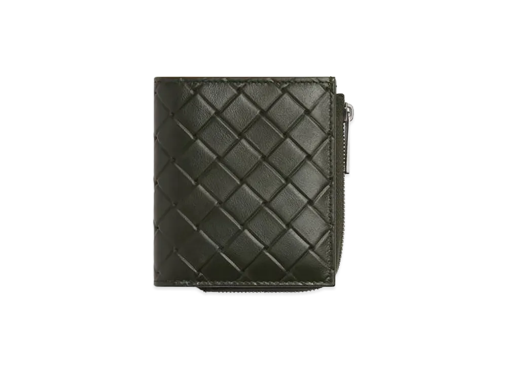 Bottega Veneta Intrecciato Stamp Bi-fold Wallet "Camping"