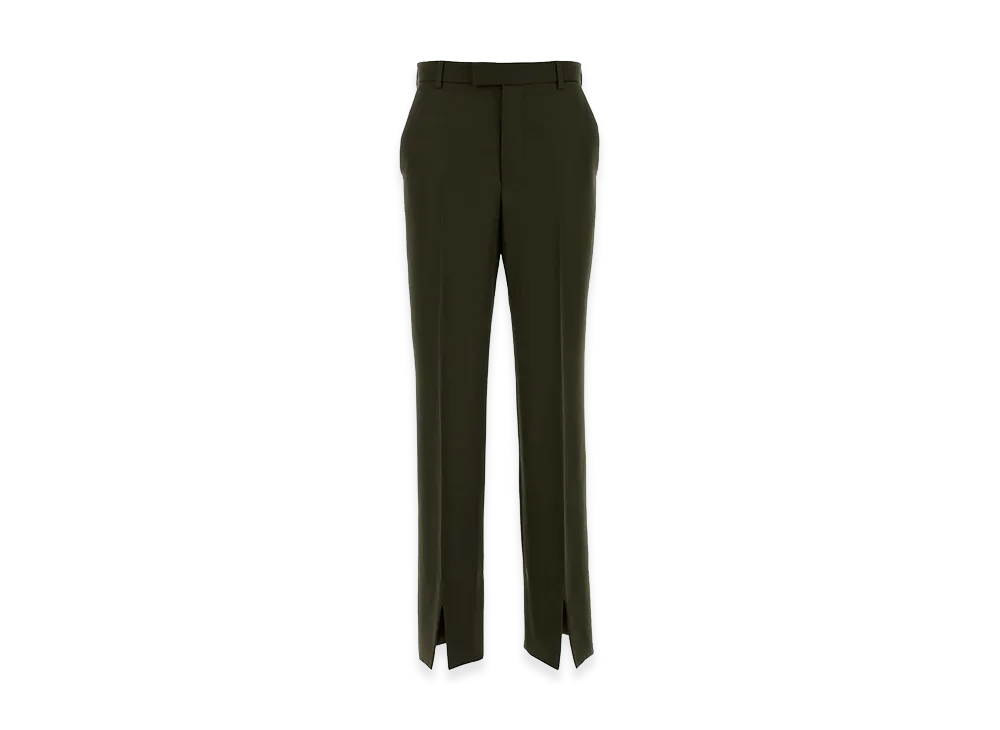 GUCCI Women's Wool Blend Pant "Green"