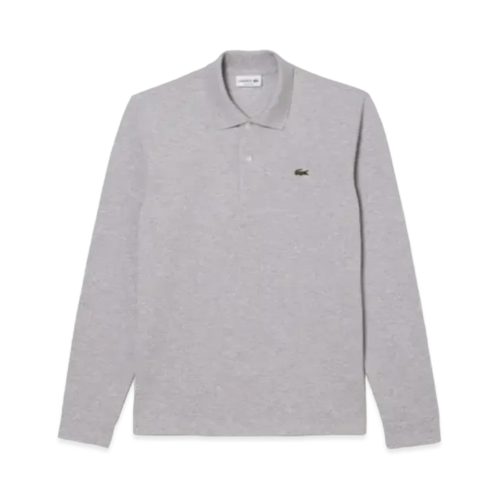 LACOSTE Long Sleep Color Polo Shirt L1313 "Grey"