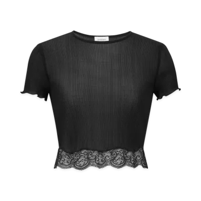 Saint Laurent Women's T-Shirt "Black"
