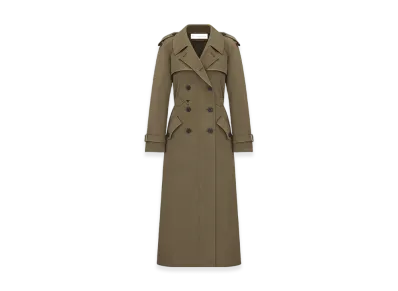 Dior Women's Trench Coat Gabardine "Khaki"