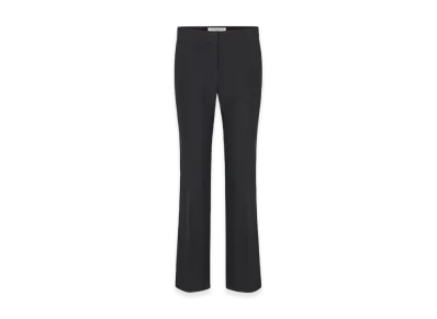 Dior Women's Straight-Cut Pants Wool Silk "Black"