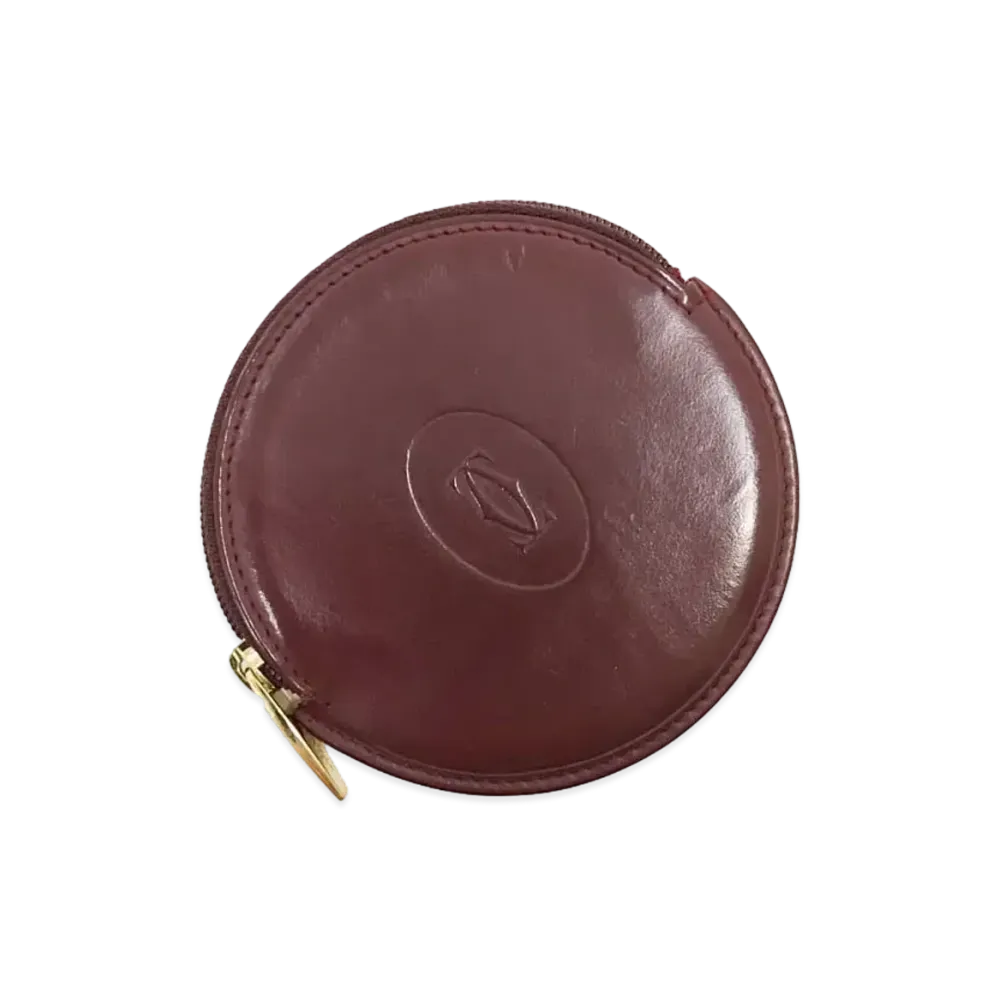 Cartier Must line Coin case ”Red”