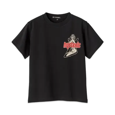HYSTERIC GLAMOUR HYS Flare Logo Tee "Black"