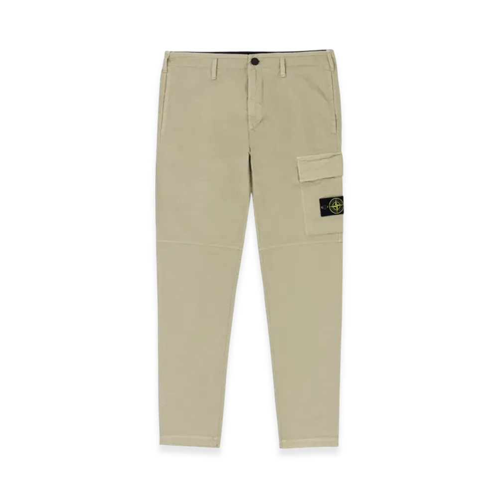 Stone Island 31419 Stretch Cotton Cargo Pants - 21SS "Sand"