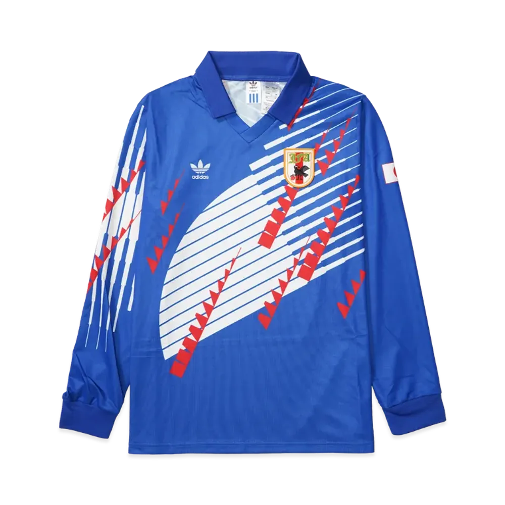adidas Japan National Team 1993 Home Replica Uniform Long Sleeve "Blue"