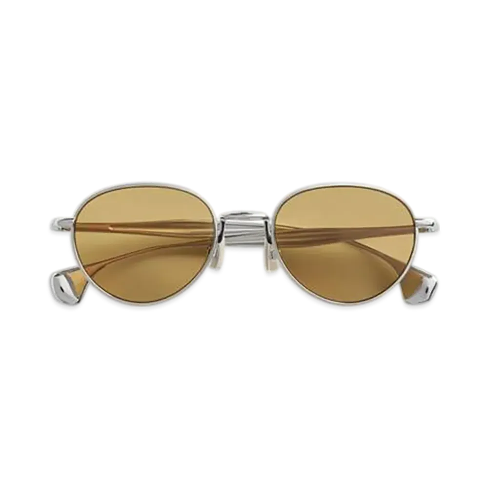 Bottega Veneta Fin Panthos Sunglasses "Silver/Brown"