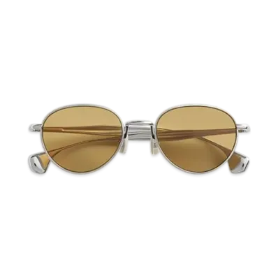 Bottega Veneta Fin Panthos Sunglasses "Silver/Brown"