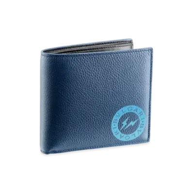 FRAGMENT x BVLGARI Trifold Wallet "Blue"