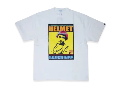 SAPEur x MASATOSHI HAMADA Helmet 2 S/S T-Shirt "White"