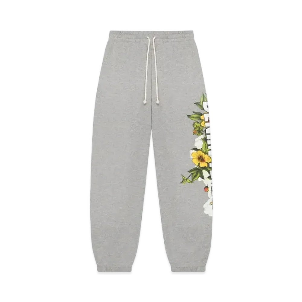 DENIM TEARS Floral Logo Sweatpant "Grey"