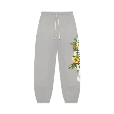 DENIM TEARS Floral Logo Sweatpant "Grey"