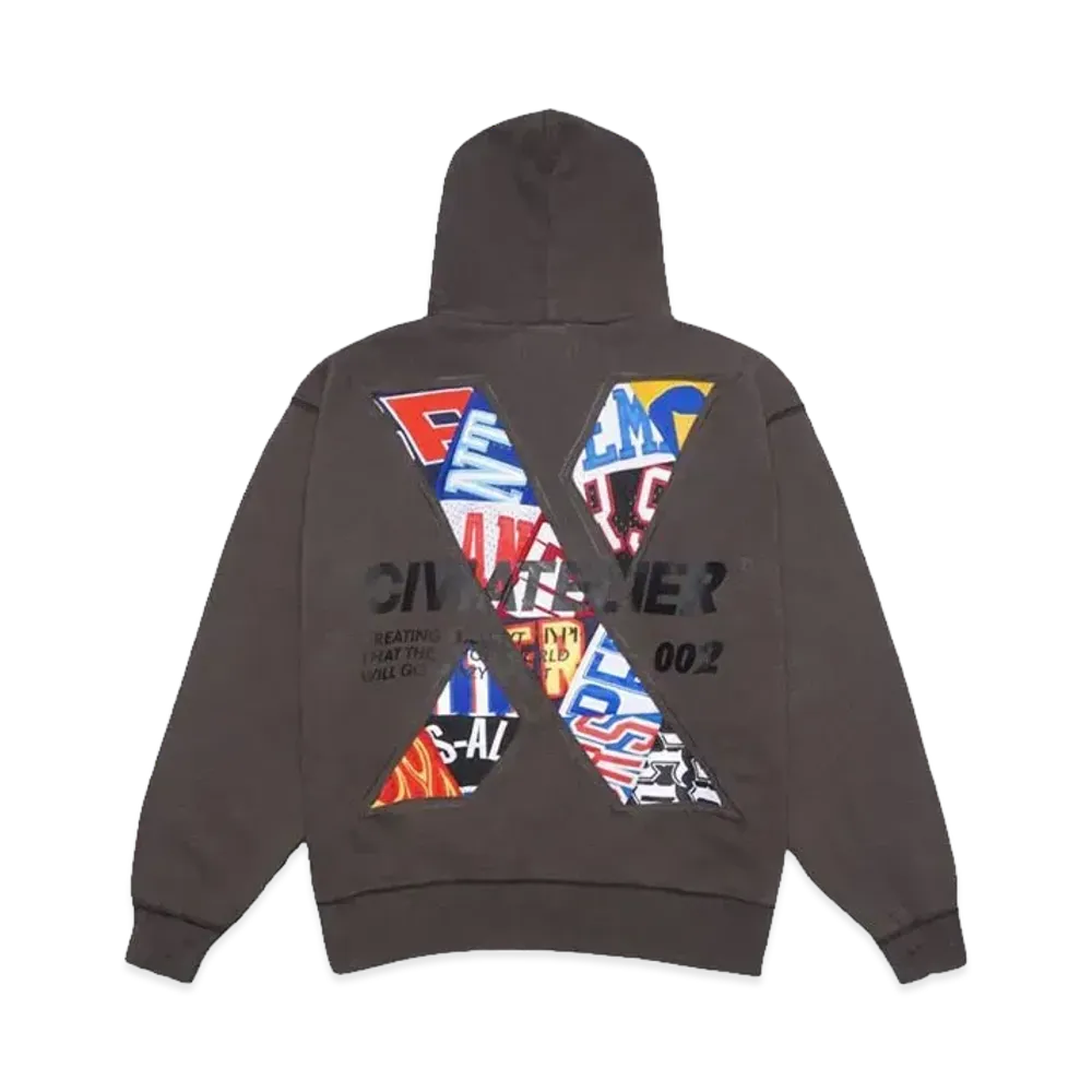 SNKRDUNK x CIVIATELIER 10TH ANNIVERSARY CHOICE IS YOURS NBA REMAKE HOODIE #002 "BLACK"