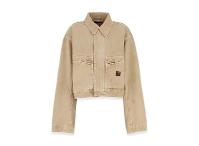 BALENCIAGA Women's Denim Jacket "Beige"