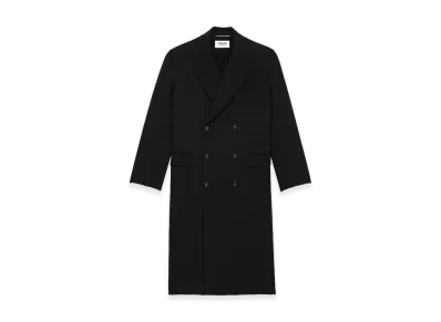 Saint Laurent Cashmere Coat "Black"
