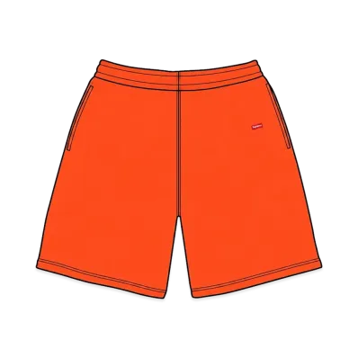 Supreme Small Box Sweatshort "Orange" (26FW)