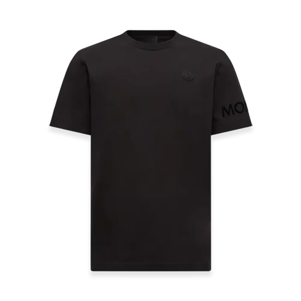 MONCLER Logo Cotton T-Shirt "Black"
