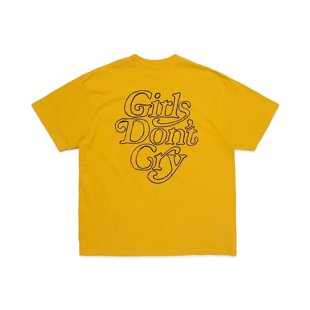 Girls Don't Cry OTSUMO PLAZA Exclusive Item GDC Neon T-shirt "Yellow" / VERDY