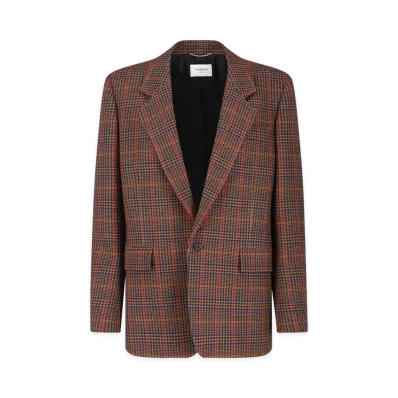 Saint Laurent Women's Jackets "Brown"
