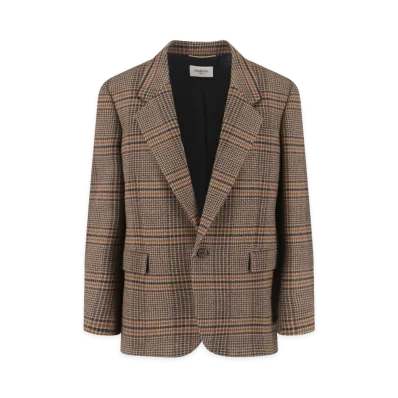 Saint Laurent Women's Jackets "Brown"