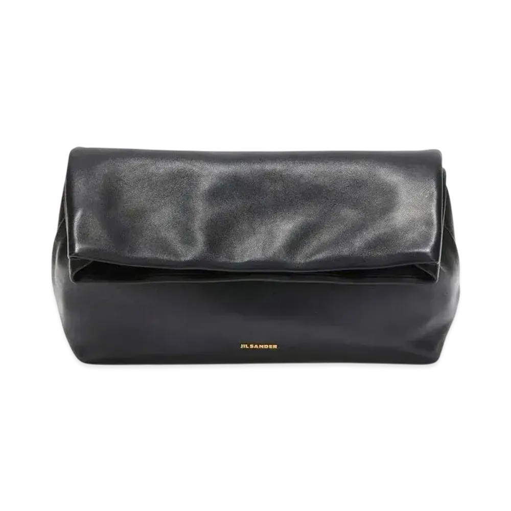 Jil Sander Rollup Clutch "Black"