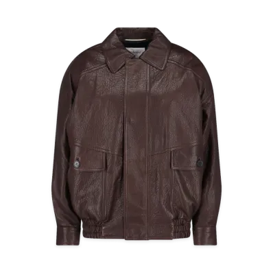 Saint Laurent Women's Jackets "Brown"