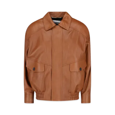 Saint Laurent Women's Jackets "Luggage"