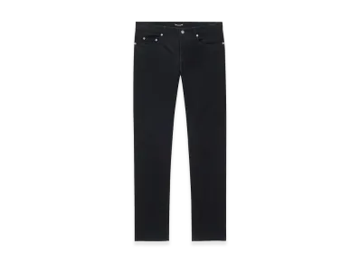 Saint Laurent Women's Low-Rise Relaxed Slim Jeans "Black"