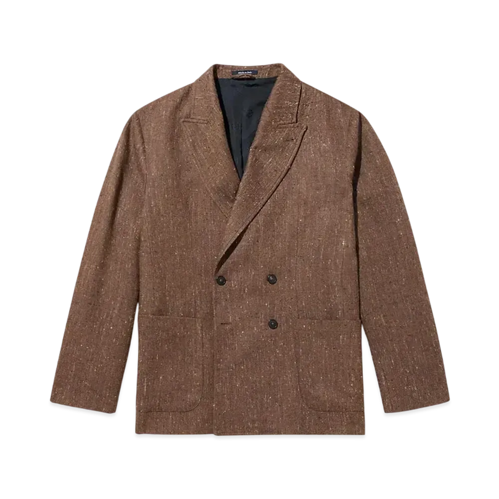 Noah Oversized Double Breasted Sport Coat "Tan/Brown"