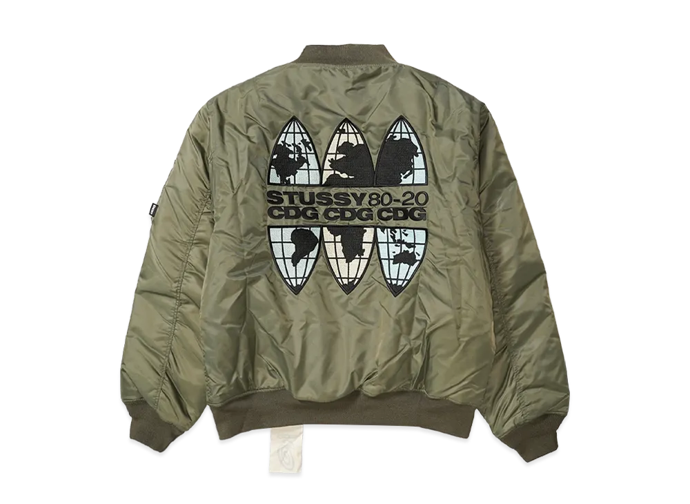 Stussy CDG MA-1 Jacket 