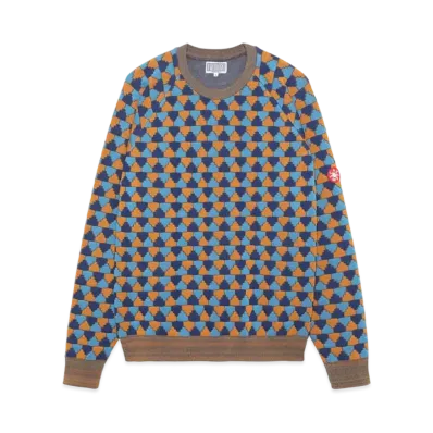 Cav Empt (C.E) ZIG-PAT KNIT "Blue"