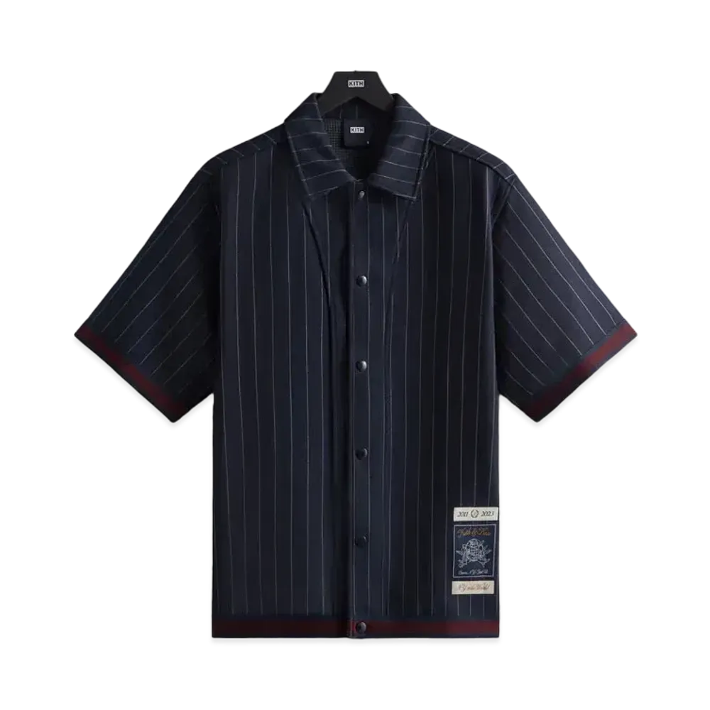 Kith Pinstripe Woodpoint Shooting Shirt "Nocturnal"