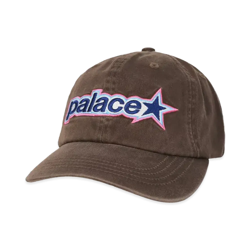PALACE P Star 6-Panel "Brown"