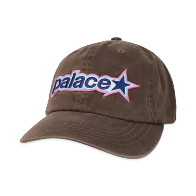 PALACE P Star 6-Panel "Brown"