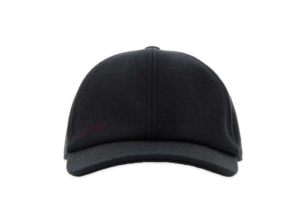 GUCCI Wool Baseball Cap "Blue"