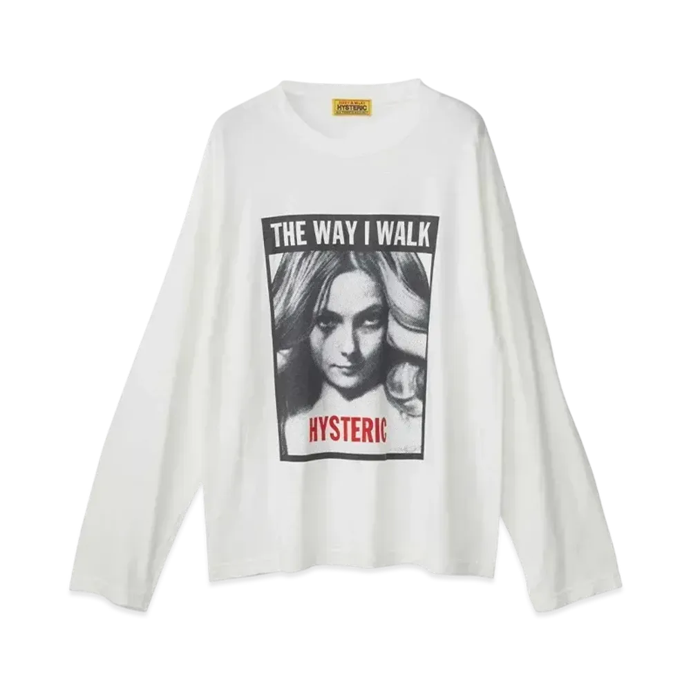 HYSTERIC GLAMOUR The Way T-Shirt "White"