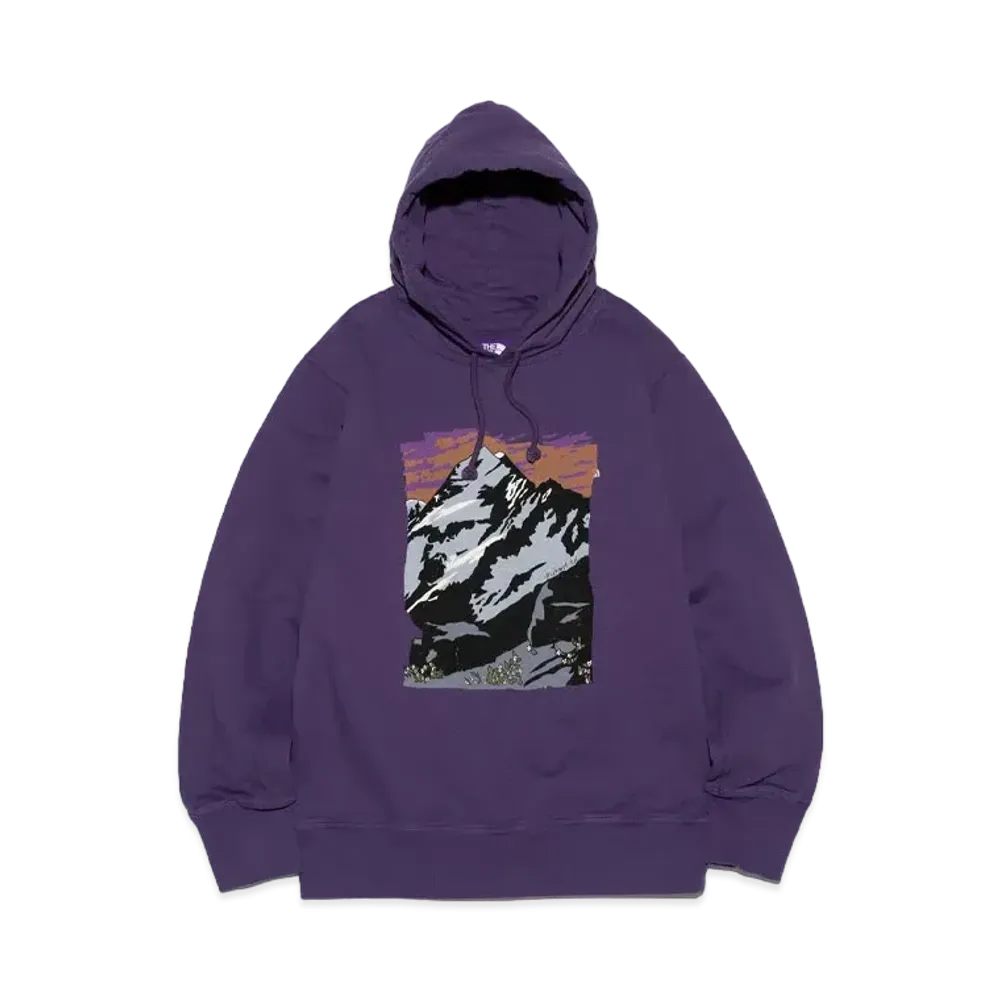 The North Face PURPLE LABEL 10oz Mountain Graphic Hoodie "Purple"