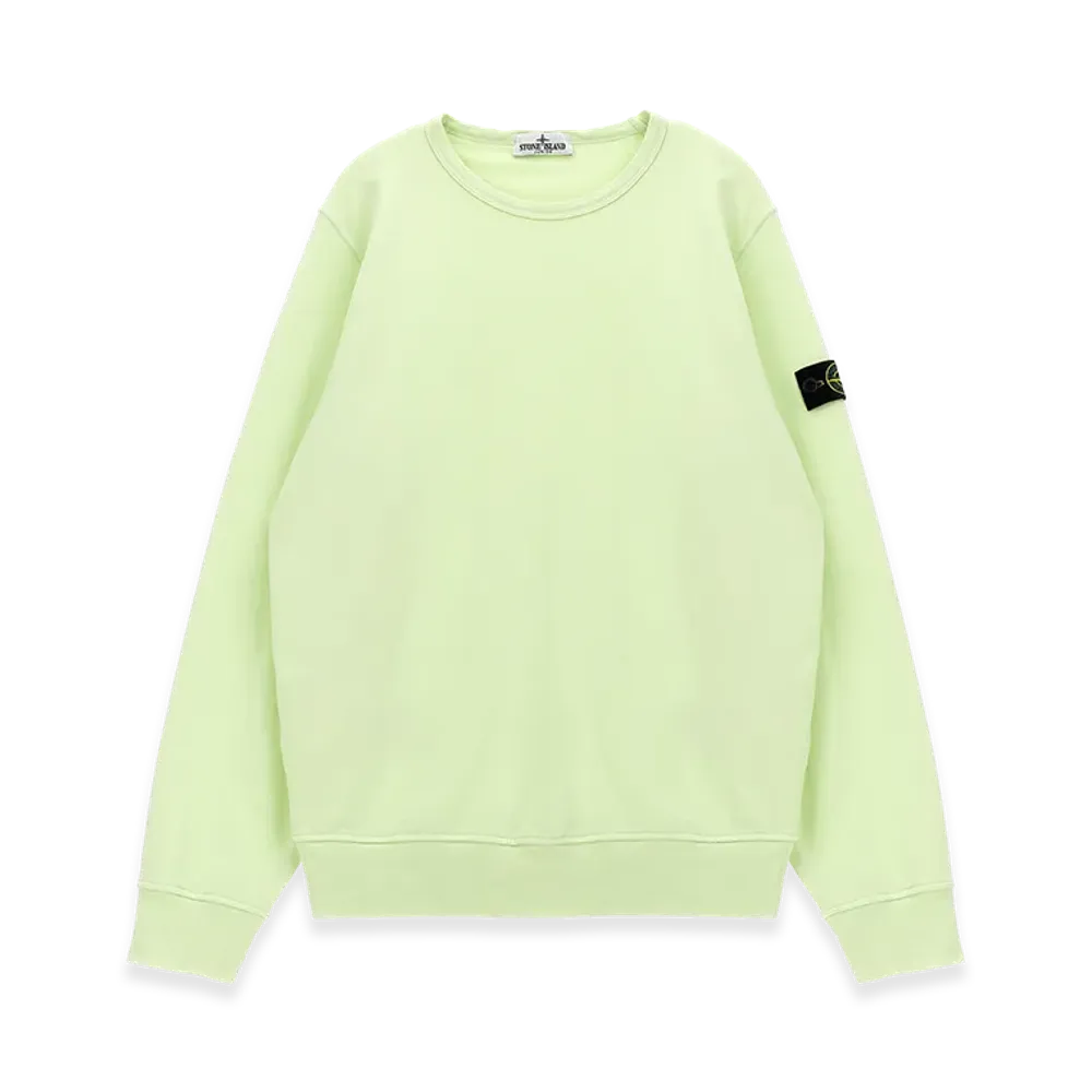Stone Island Kids Logo Badge Sweatshirt "Green"